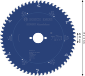 BoschEXPERT 铝制圆锯片 216 毫米，适用于金属。